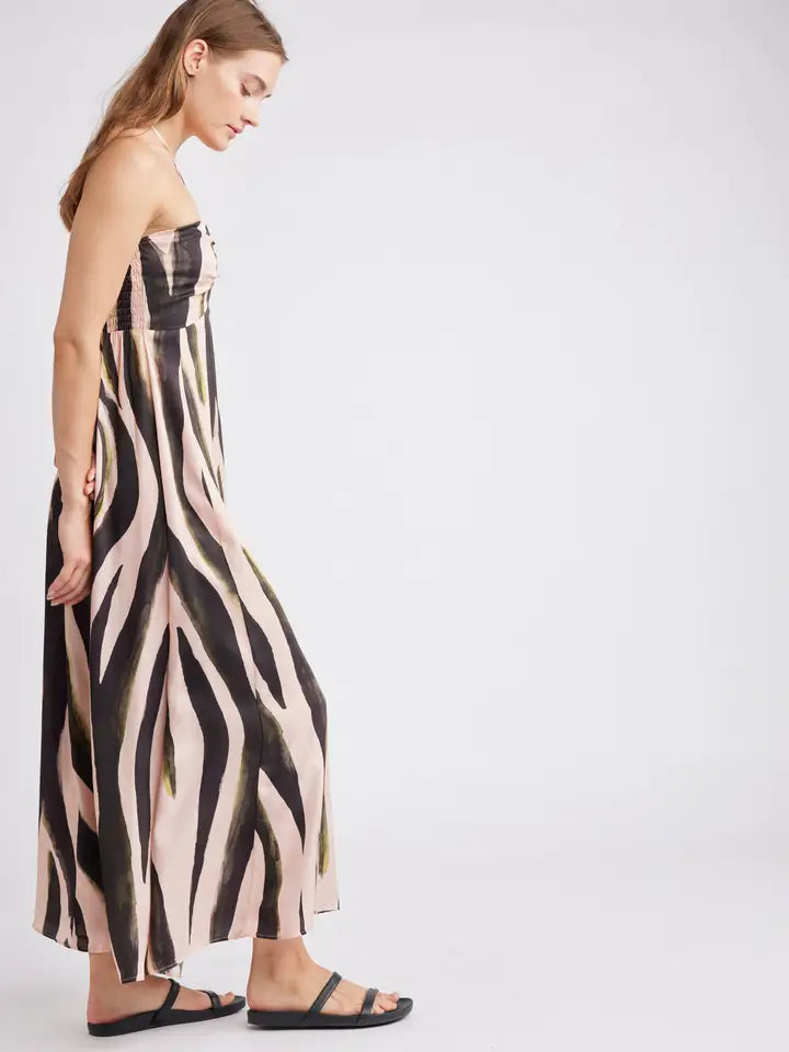 “U” Ring Halter Dress
