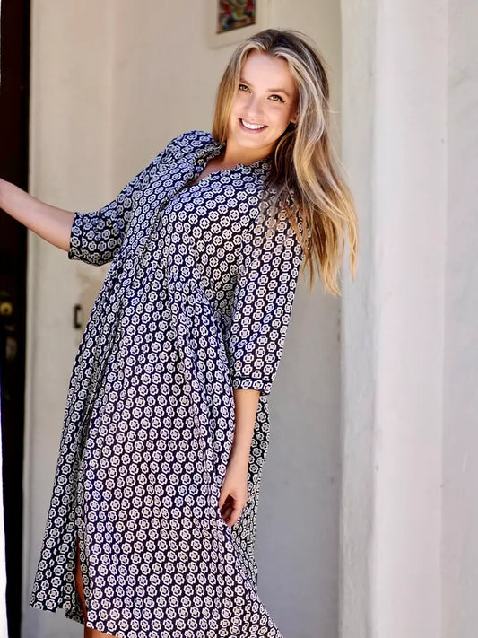 Dress Geometric Black