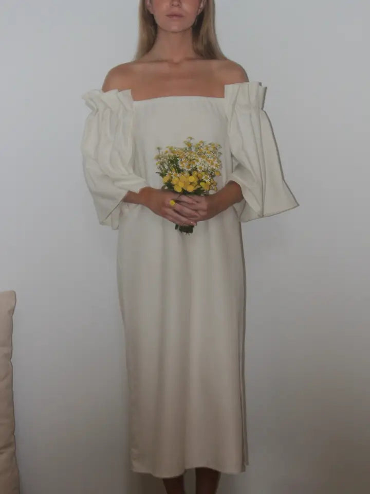 Silk Canvas Dress