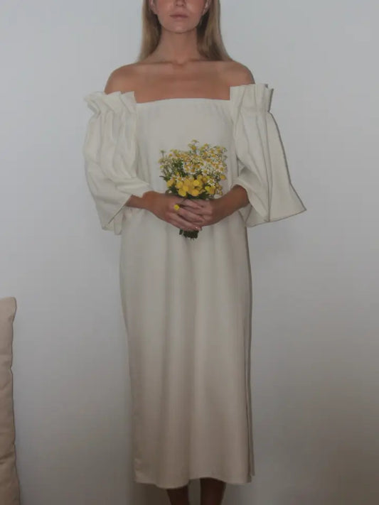 Silk Canvas Dress