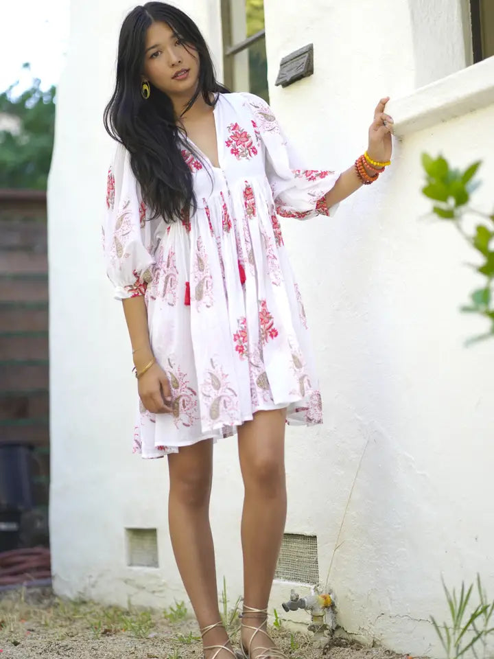 Mini Dress Red Olive