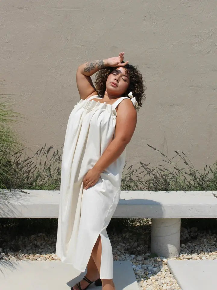 Woven Silk Dress