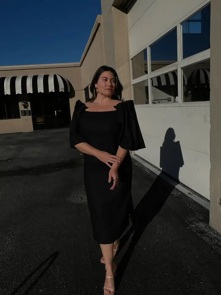 Silk Canvas Dress